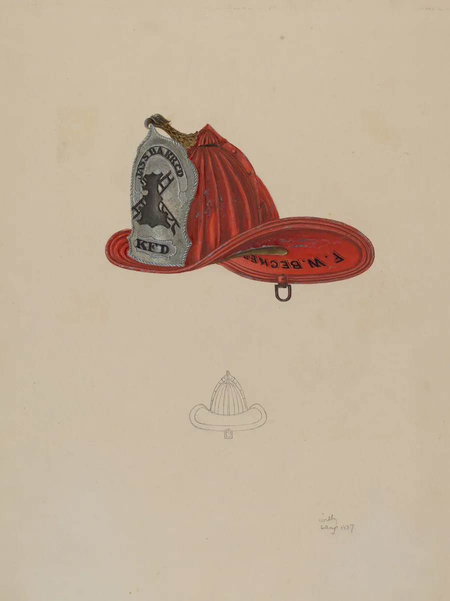 Fireman's Hat by William Lang