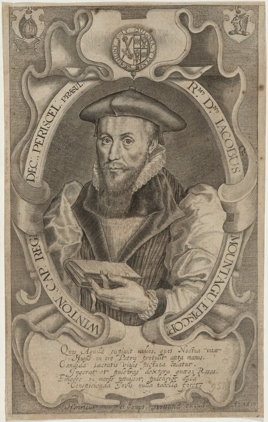 James Montagu, Bishop of Winchester by Simon van de Passe