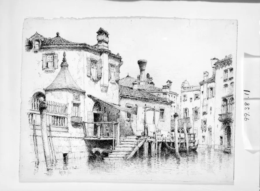 Vicino San Giovanni e Paolo, Venice by Andrew Fisher Bunner