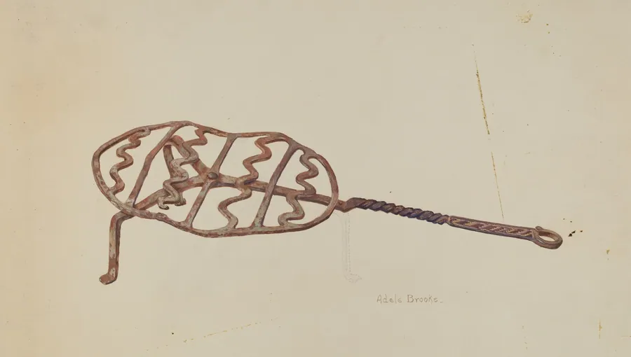 Wrought Iron Broiler by Adele Brooks