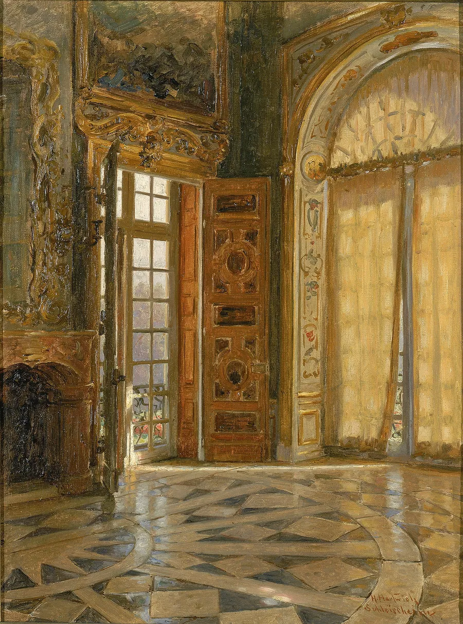 Vestibule Corner ''Schleissheim," Prince Regent Luitpold's Palace by Herman Hartwich, born New York City 1853-died Munich, Germany 1926