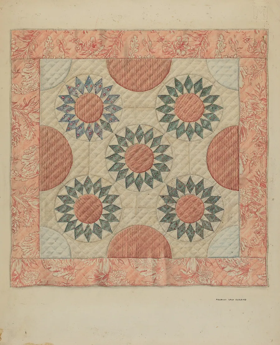Infant's Quilt (Bed Covering) by Francis Law Durand