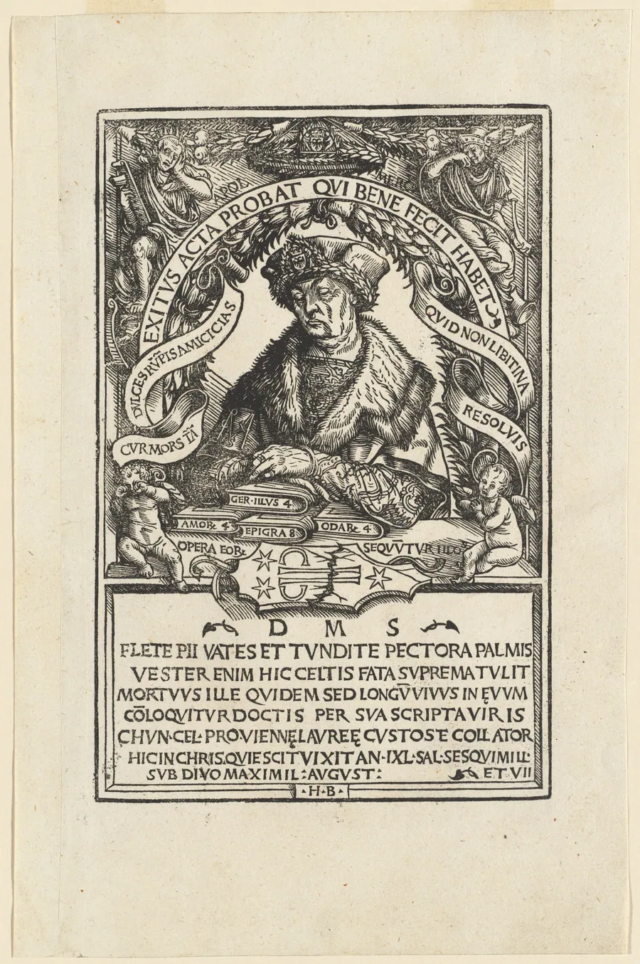 Conrad Celtis by Hans Burgkmair I