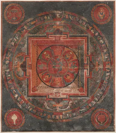 Mandala of Chakrasamvara and Vajravarahi