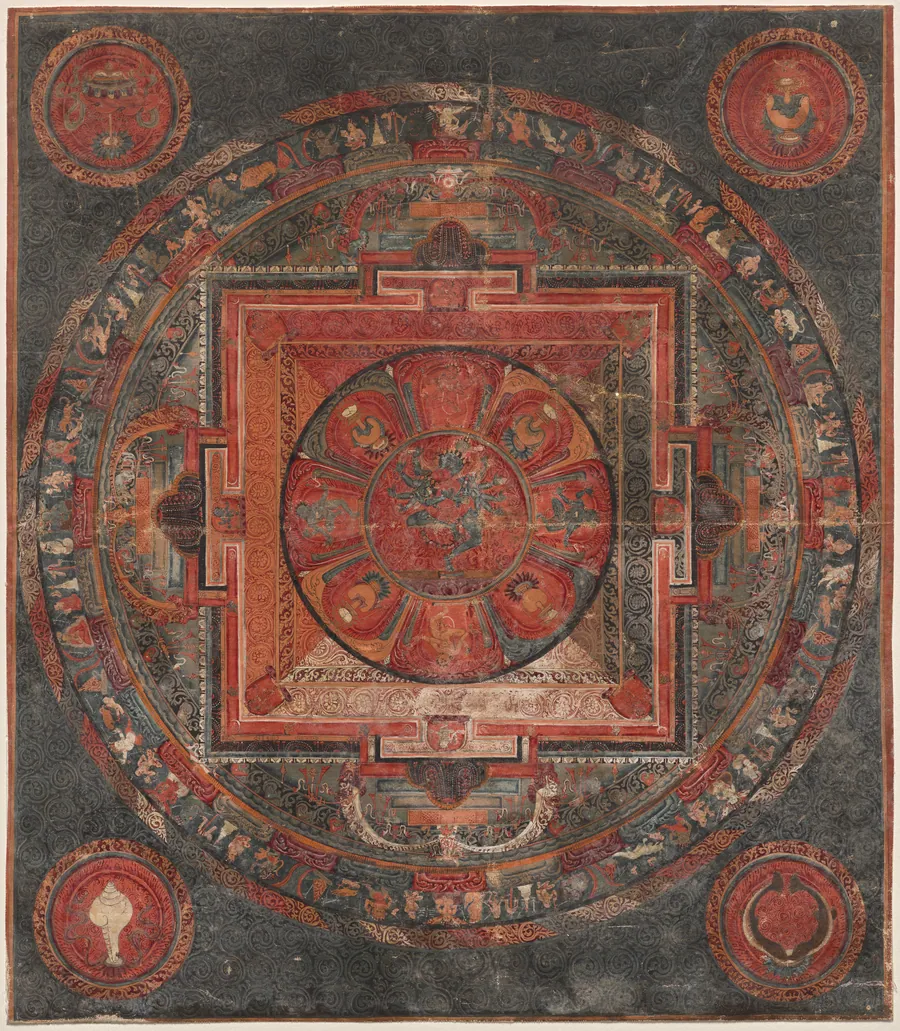 Mandala of Chakrasamvara and Vajravarahi
