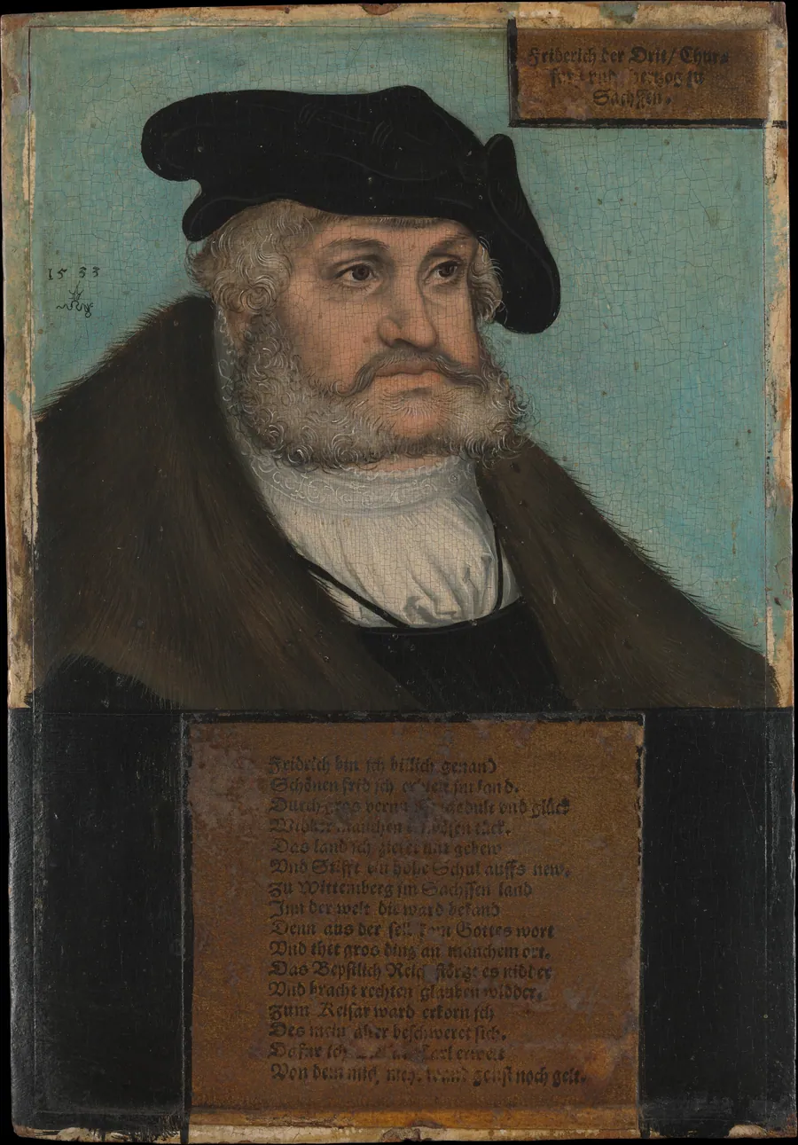 Friedrich III (1463–1525), the Wise, Elector of Saxony by Lucas Cranach the Elder and Workshop