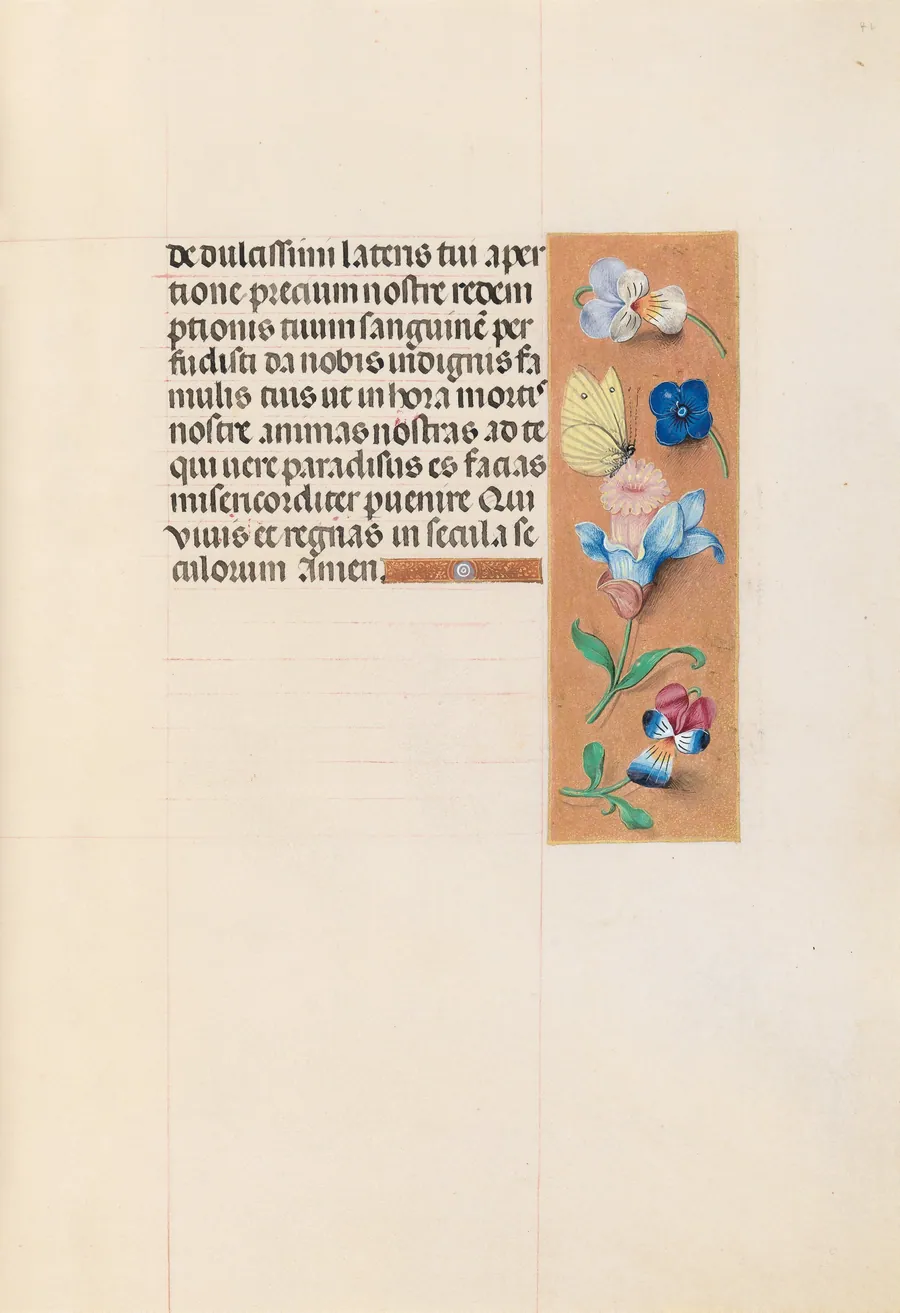 Hours of Queen Isabella the Catholic, Queen of Spain:  Fol. 71r by Master of the First Prayerbook of Maximillian