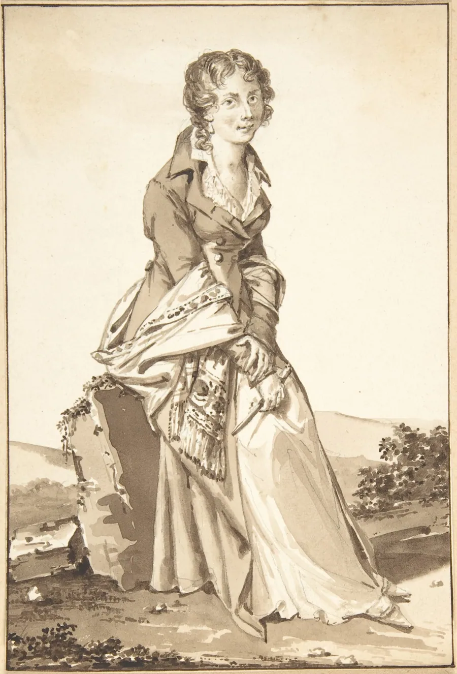 Portrait of Charlotte Corday by Jean-Baptiste-François Bosio