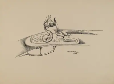 Detail of a Flint Lock