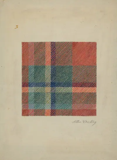 Plaid Woolen Blanket