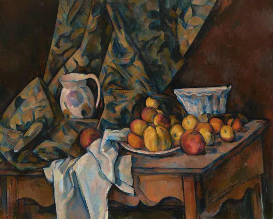 Still Life with Apples and Peaches by Paul Cezanne