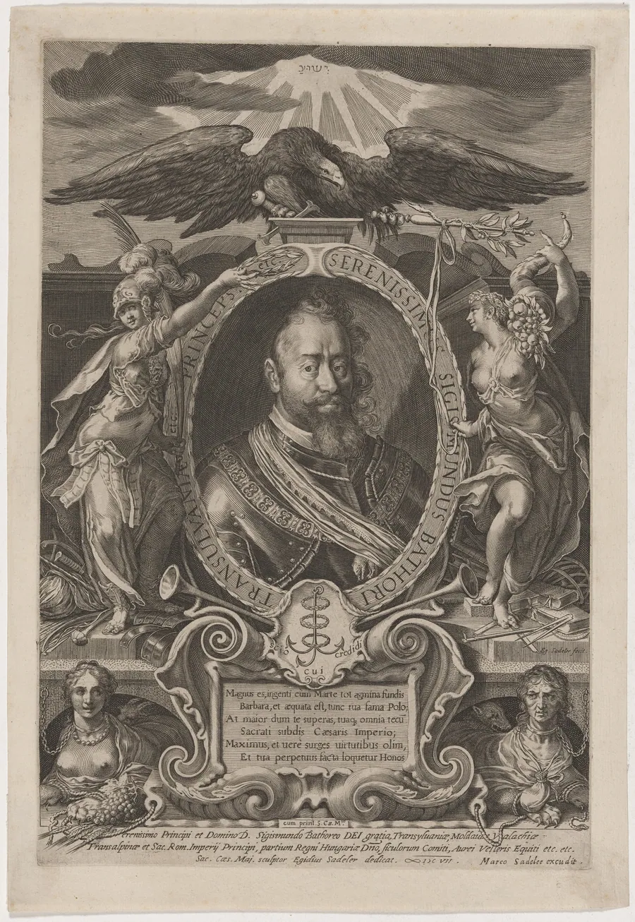 Sigismund Bathori, Prince of Transylvania by Aegidius Sadeler II