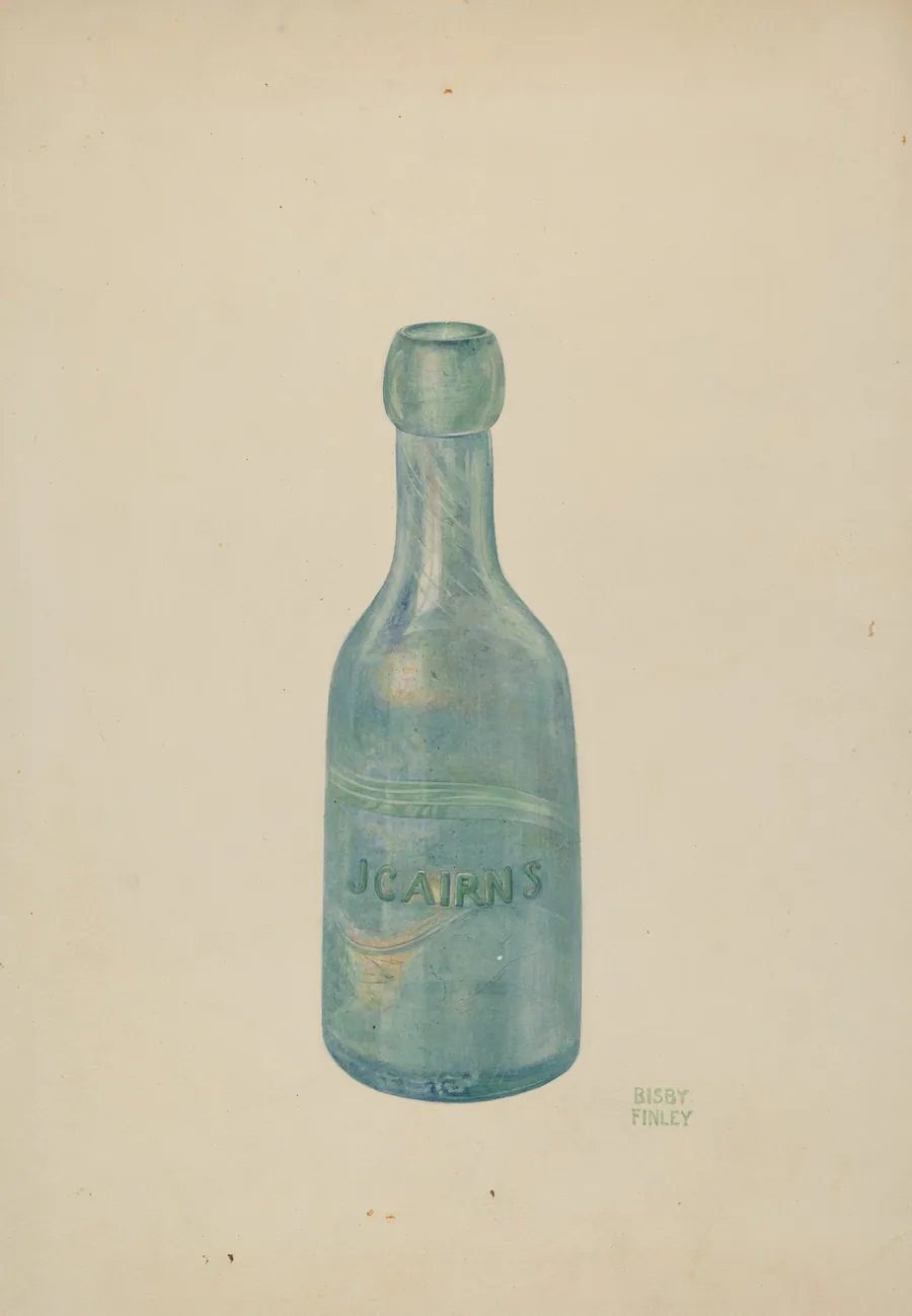 Glass Soda Bottle by Bisby Finley