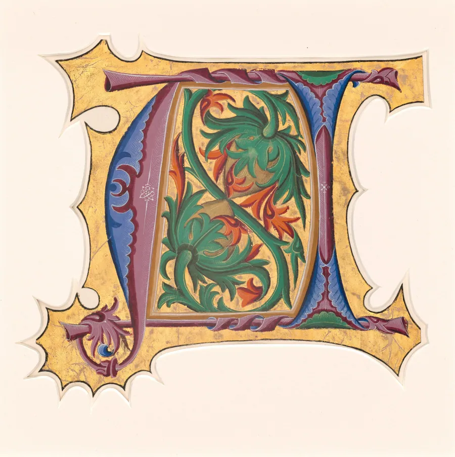 Initial U (?) by Master of the Cypresses