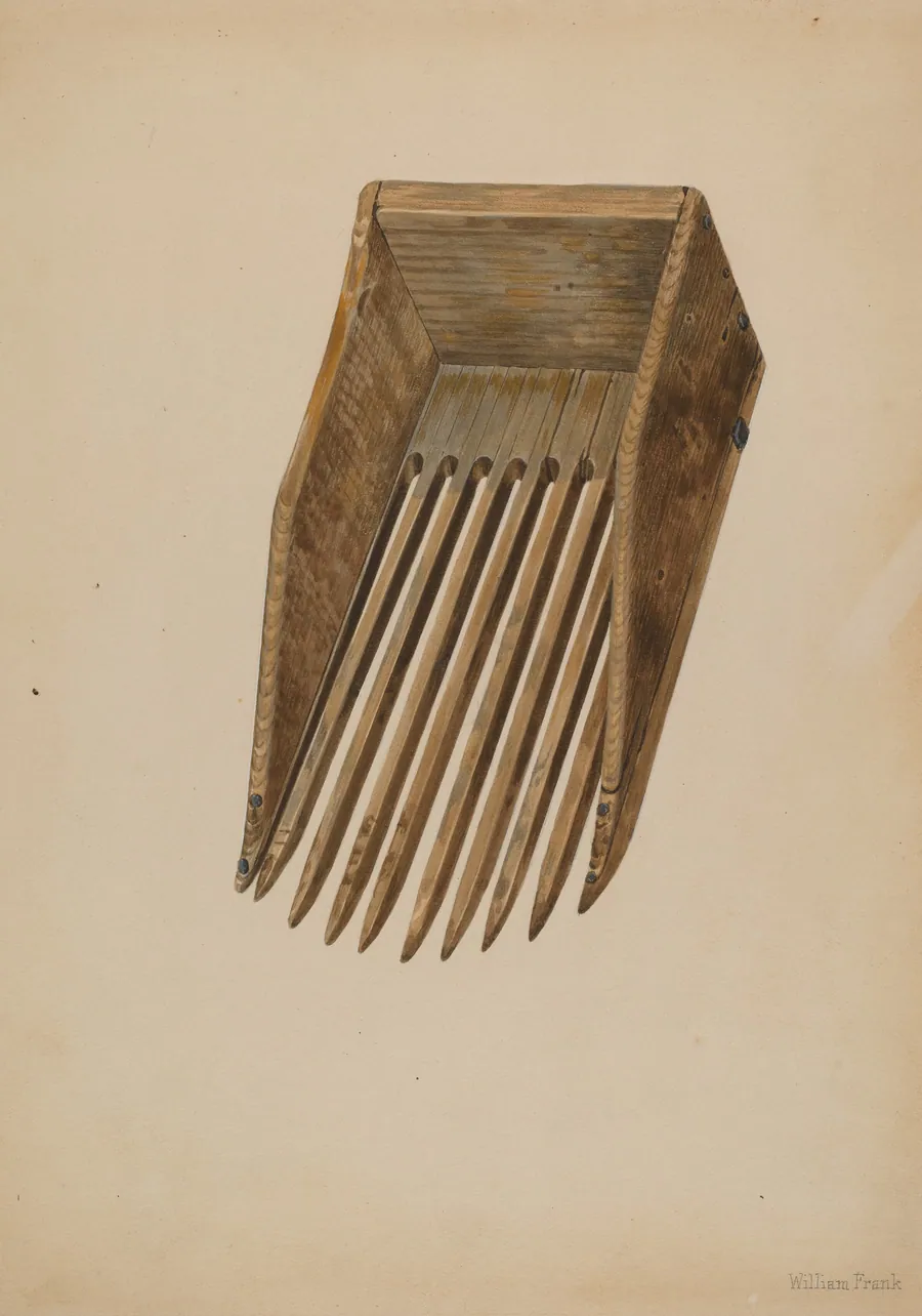 Cranberry Harvesting Scoop by William Frank