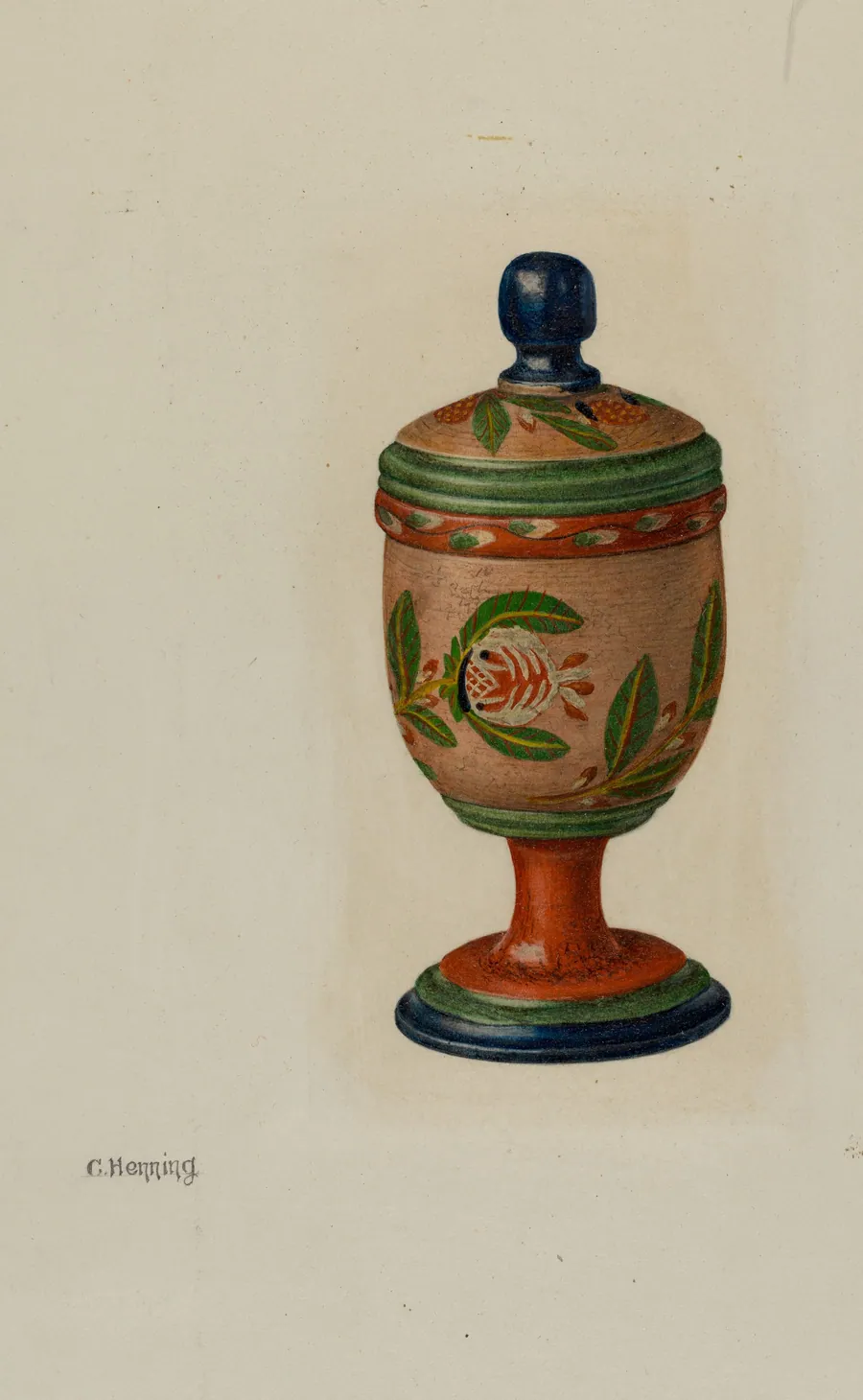 Saffron Box by Charles Henning
