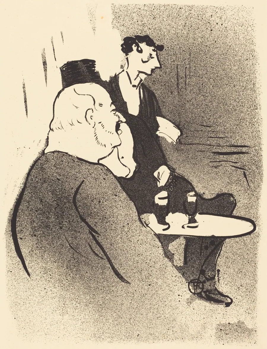 Ducarre at the Ambassadeurs (Ducarre aux ambassadeurs) by Henri de Toulouse-Lautrec
