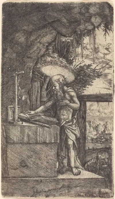 Saint Jerome Reading