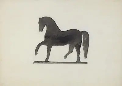 Black Horse Weather Vane