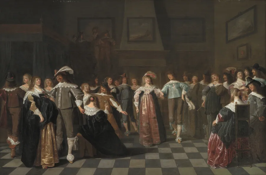 Et bal by Dirck Hals