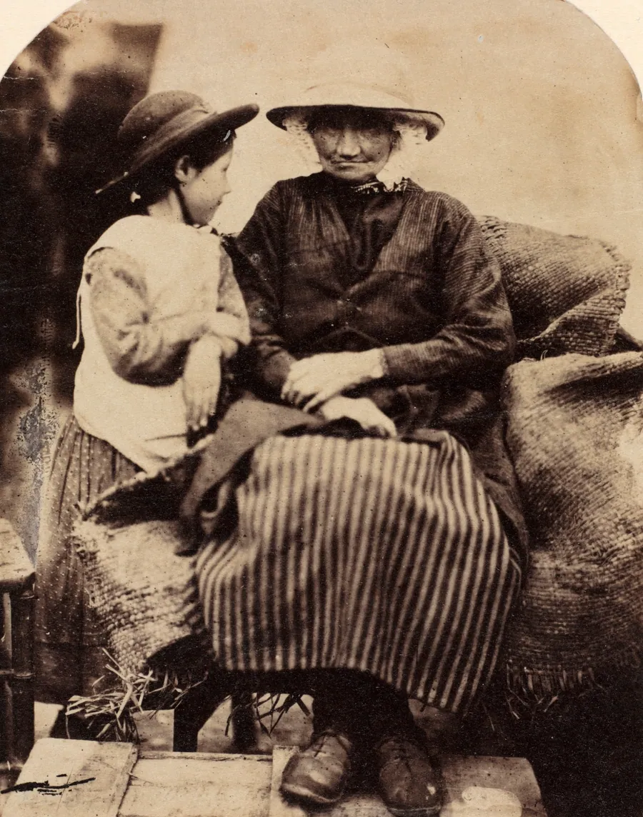 Servants at Rhagatt, Corwen, North Wales by John Lloyd