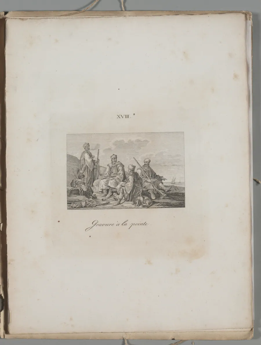 Art of the Lithograph: Albanian, Plate XVIII by Alois Senefelder