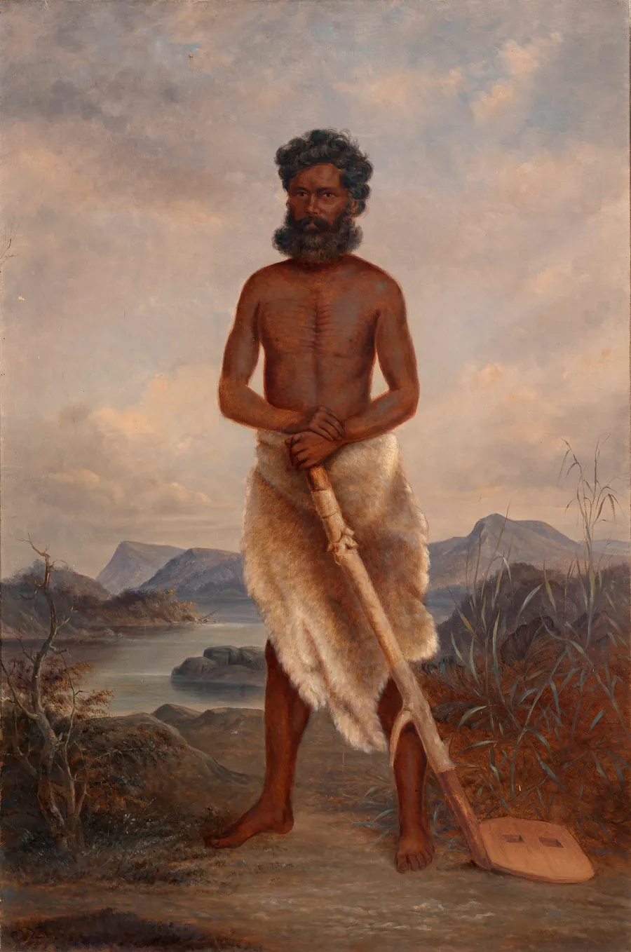 Australian Man by Antonion Zeno Shindler, 1813 Bulgaria-died Washington, DC 1899