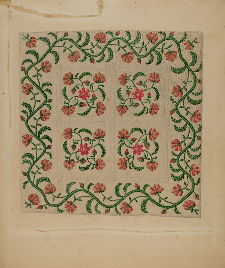 Applique Quilt by Marian Curtis Foster