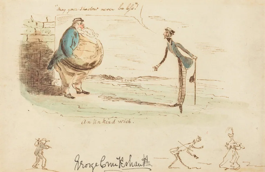 An Unkind Wish by George Cruikshank