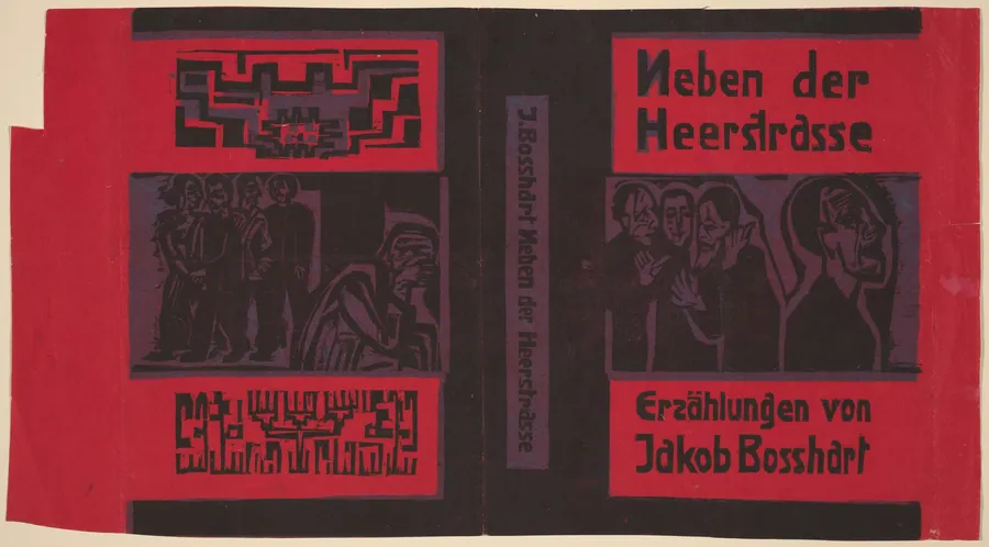 Jakob Bosshart: Neben der Heerstrasse (Jakob Bosshart: Near Main Street) by Ernst Ludwig Kirchner