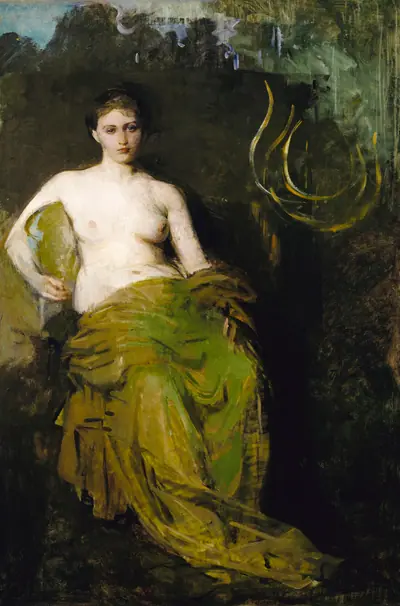 Half Draped Figure