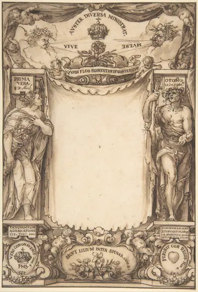 Allegory of the Death of Philip IV (1605-1665)