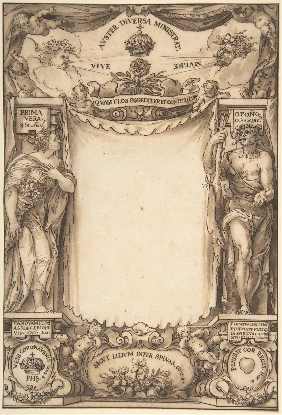 Allegory of the Death of Philip IV (1605-1665) by Sebastián de Herrera-Barnuevo