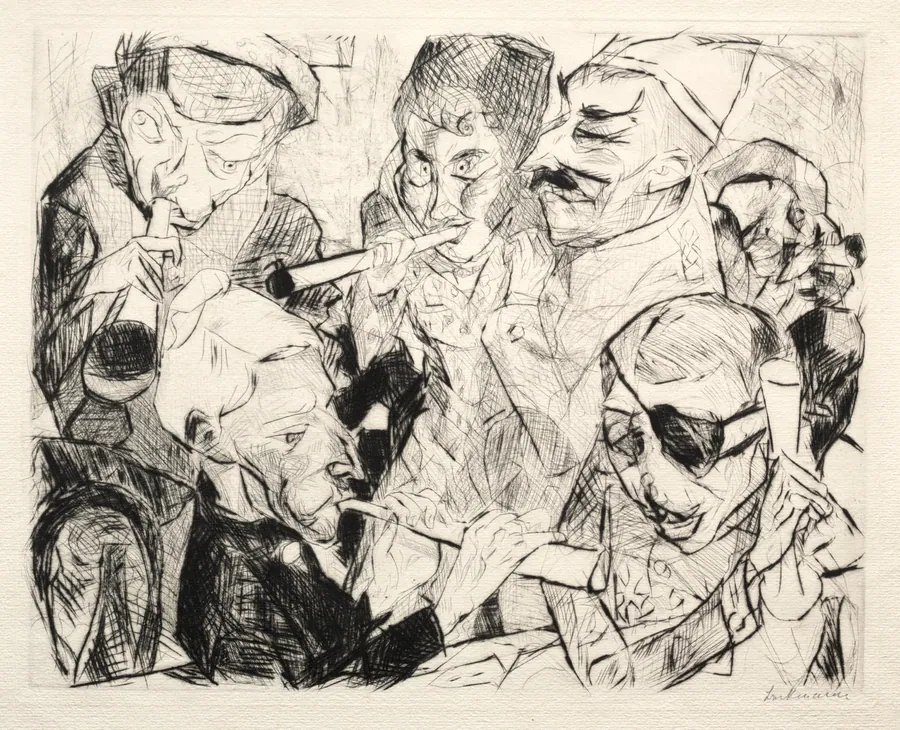 Happy New Year 1917 by Max Beckmann