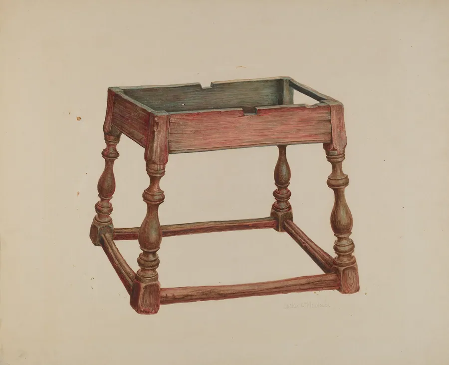 Tavern Table (Top Missing) by Austin L. Davison