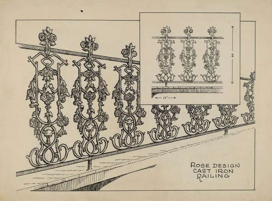 Cast Iron Balcony by Thomas Byrne
