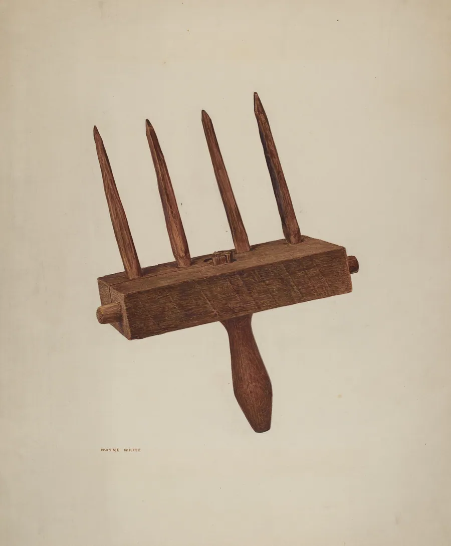 Straw Rake by Wayne White