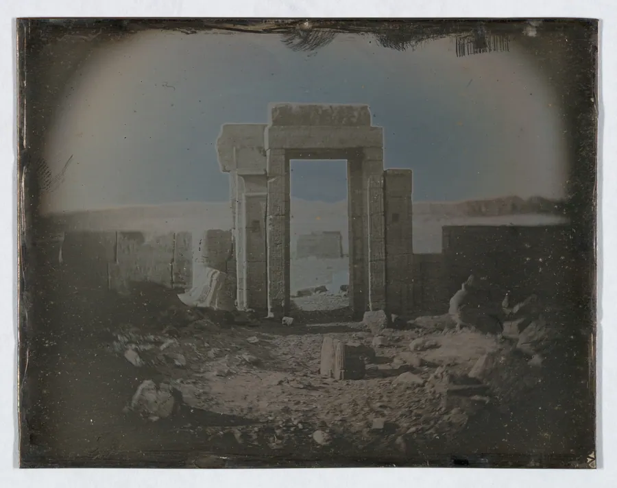 Temple of Horus, Edfu (167. ? Temple.) by Joseph-Philibert Girault de Prangey