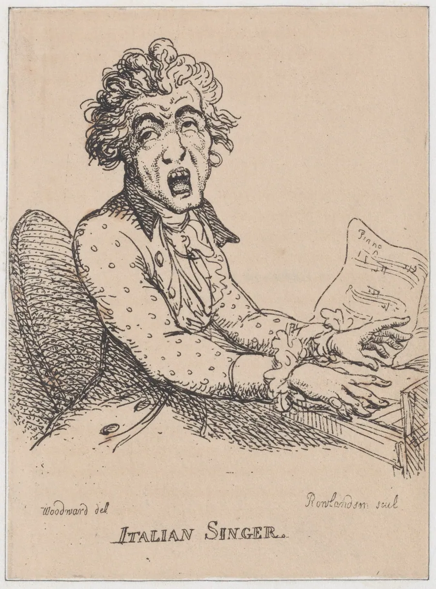 Italian Singer by Thomas Tegg
