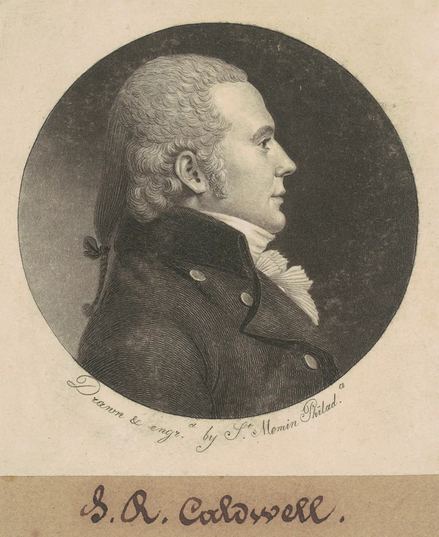 John Edwards Caldwell by Charles B. J. Févret de Saint-Mémin