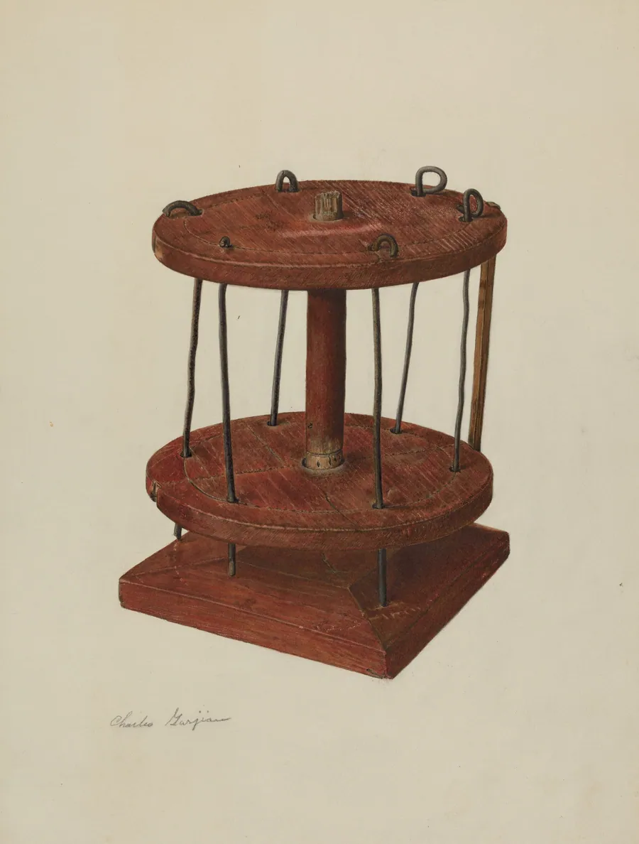 Spool Rack by Charles Garjian