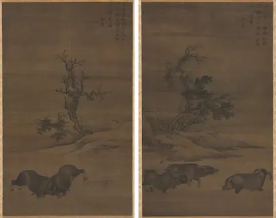 Herdboys and Buffalo in Landscapes