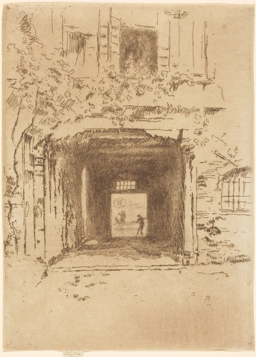 Doorway and Vine by James McNeill Whistler