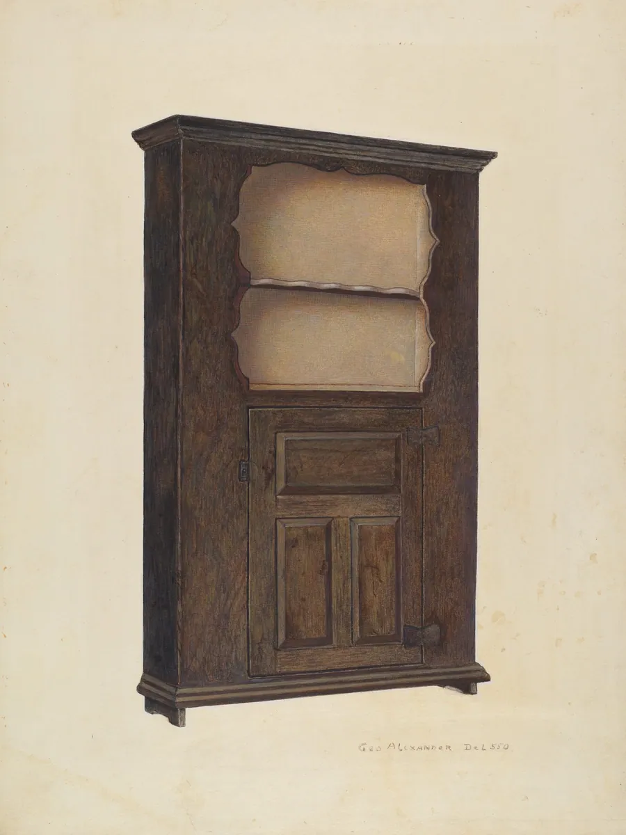 Corner Cupboard by George H. Alexander