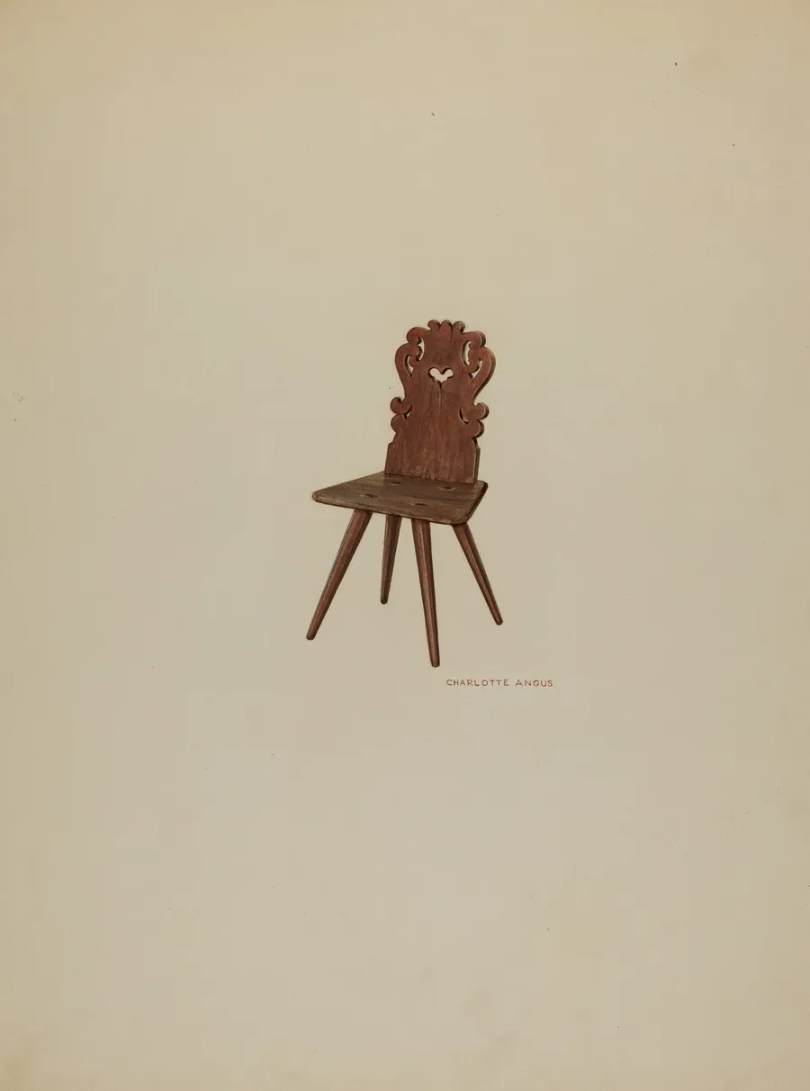 Pa. German Chair by Charlotte Angus