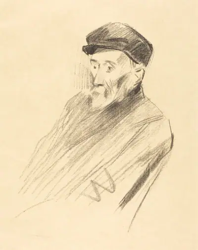 Portrait de Renoir (3e planche) (Portrait of Renoir) (third plate)