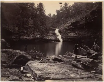 [Lula Lake and Upper Falls on Rock Creek, near Lookout Mountain, Georgia]