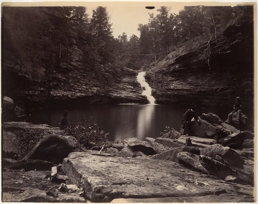 [Lula Lake and Upper Falls on Rock Creek, near Lookout Mountain, Georgia] by Isaac H. Bonsall