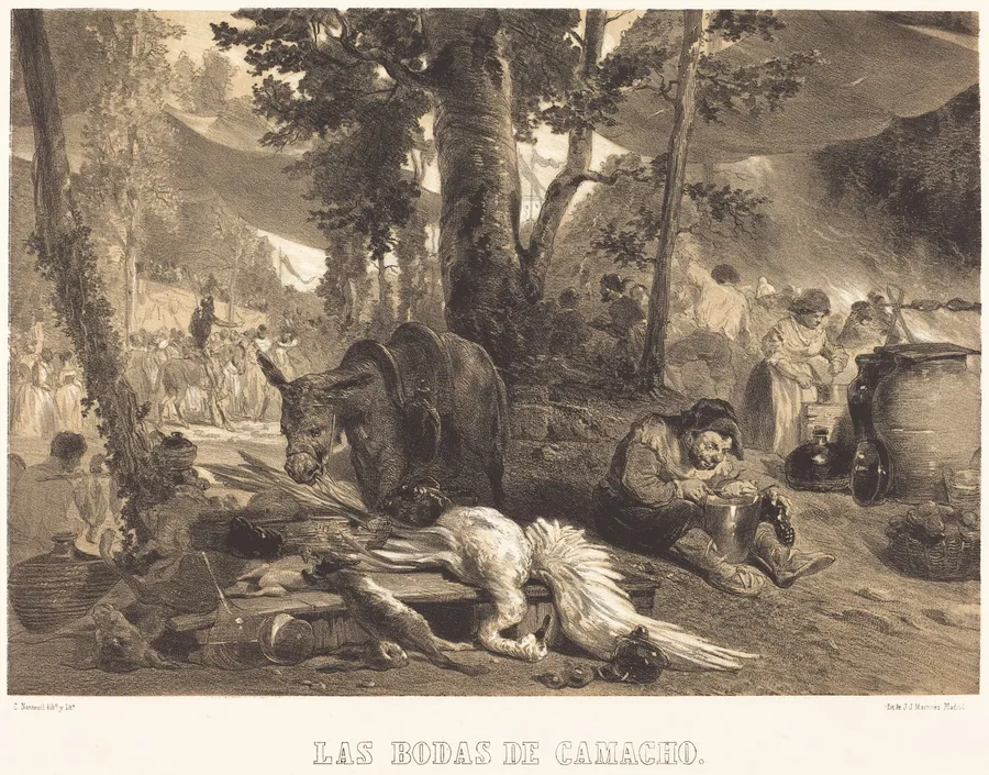 Las Bodas de Camacho by Célestin Nanteuil