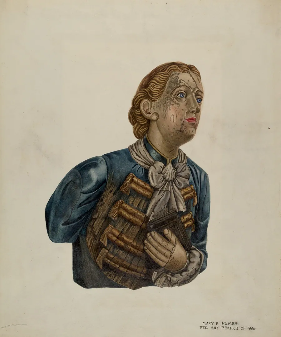 Figurehead from Bark "George" by Mary E. Humes